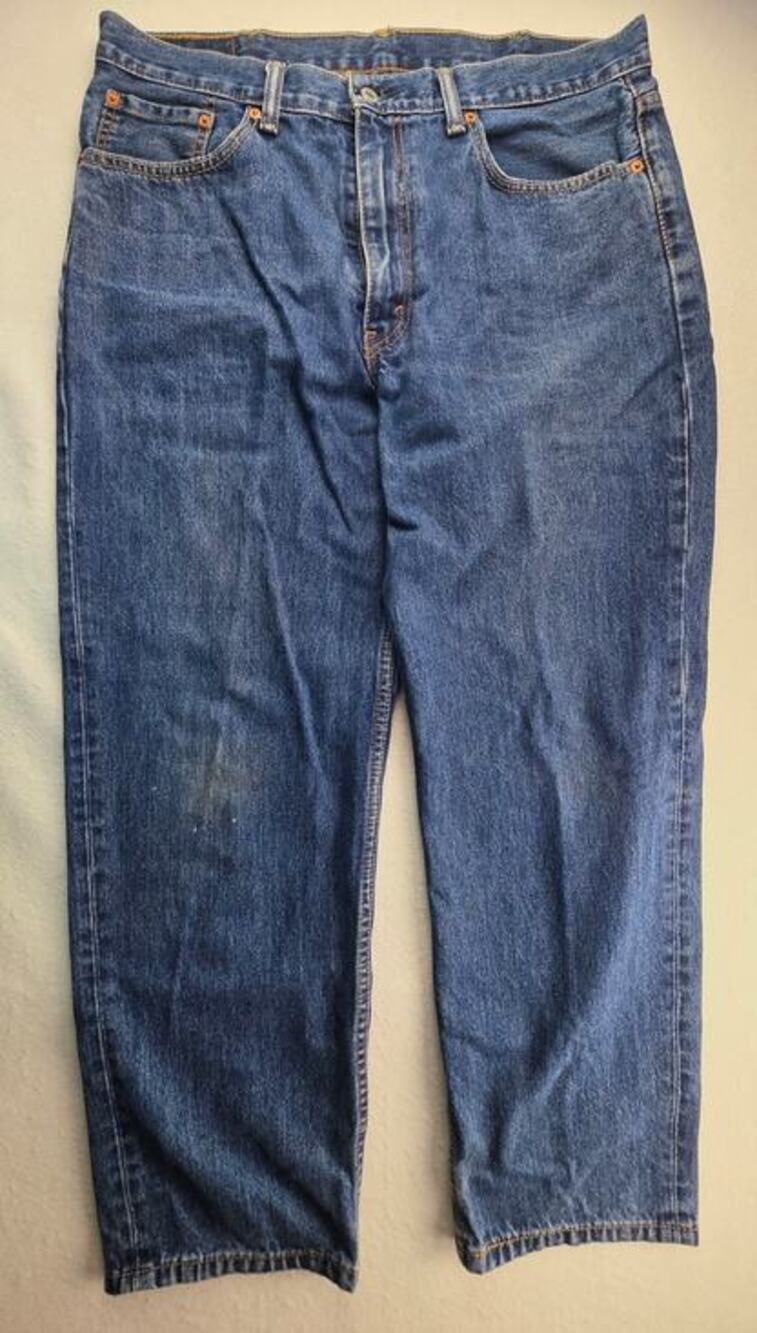 Levis 550 Style Blue Jean Size 38 x 30